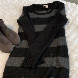 DKNY Jeans striped Sweater Dress/ Tunic, Sz M